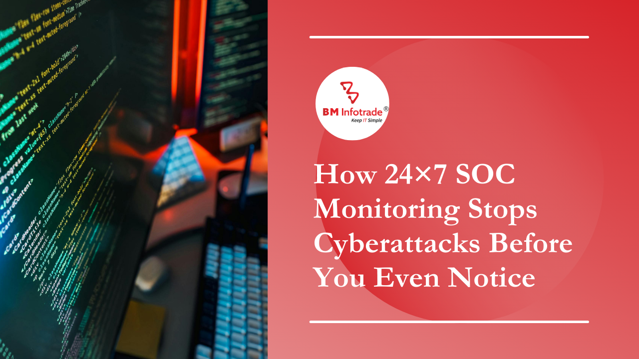 How 24×7 SOC Monitoring Stops Cyberattacks Before You Even Notice